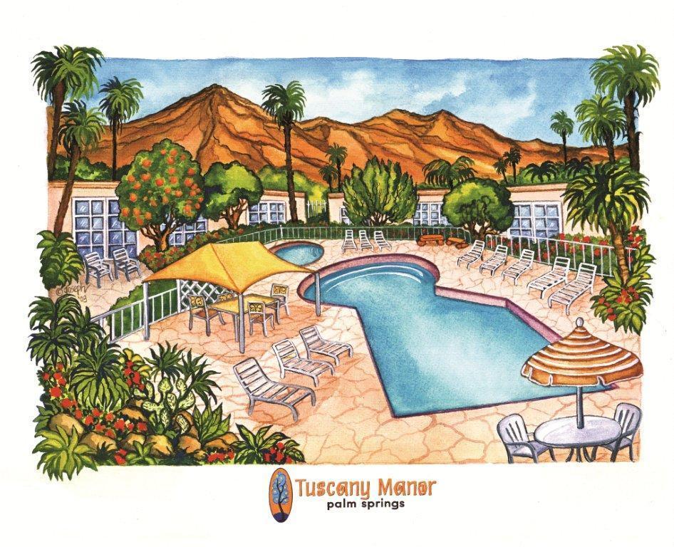 Tuscany Manor Palm Springs Dış mekan fotoğraf